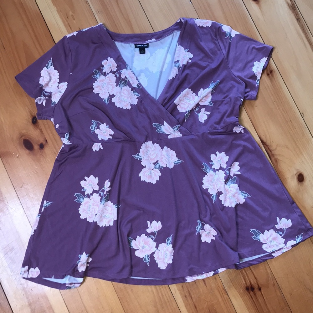 Torrid Peplum Tee